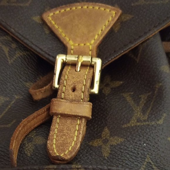 EXCEPTIONALLY CLEAN EUC LV Vintage Montsouris MM Backpack (w/ Dust Cover & Box) - Picture 12 of 16